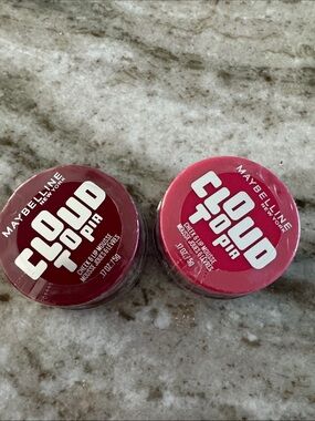 Maybelline Cloud Topia Cheek & Lip Mousse 02 Ethereal Rouge 04 Pink daydream